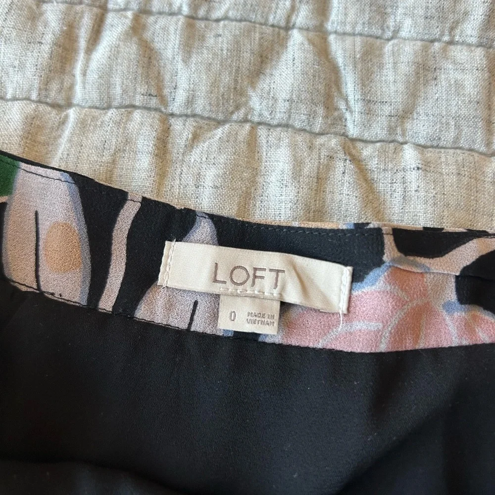 Loft floral skirt size 0